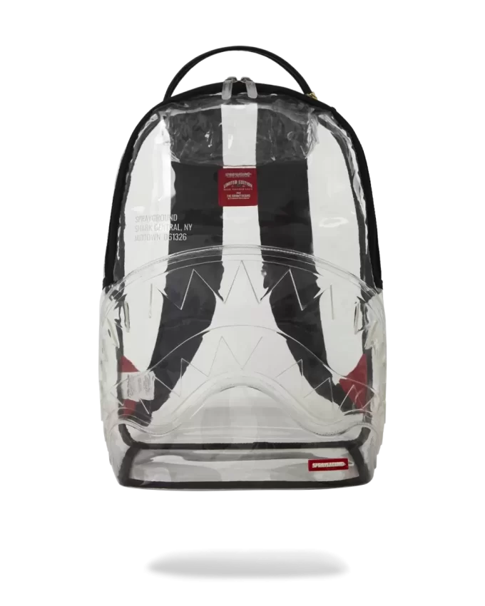 100% CLEAR BACKPACK – SHARK CENTRAL 100% CLEAR BACKPACK – SHARK CENTRAL