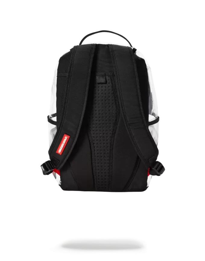 20/20 VISION DOUBLE CARGO SIDE SHARK CLEAR BACKPACK 20/20 VISION DOUBLE CARGO SIDE SHARK CLEAR BACKPACK