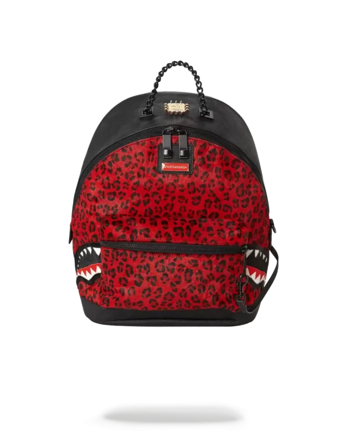 6-STRAP RED LEOPARD EMPRESS (PONY HAIR) 6-STRAP RED LEOPARD EMPRESS (PONY HAIR)