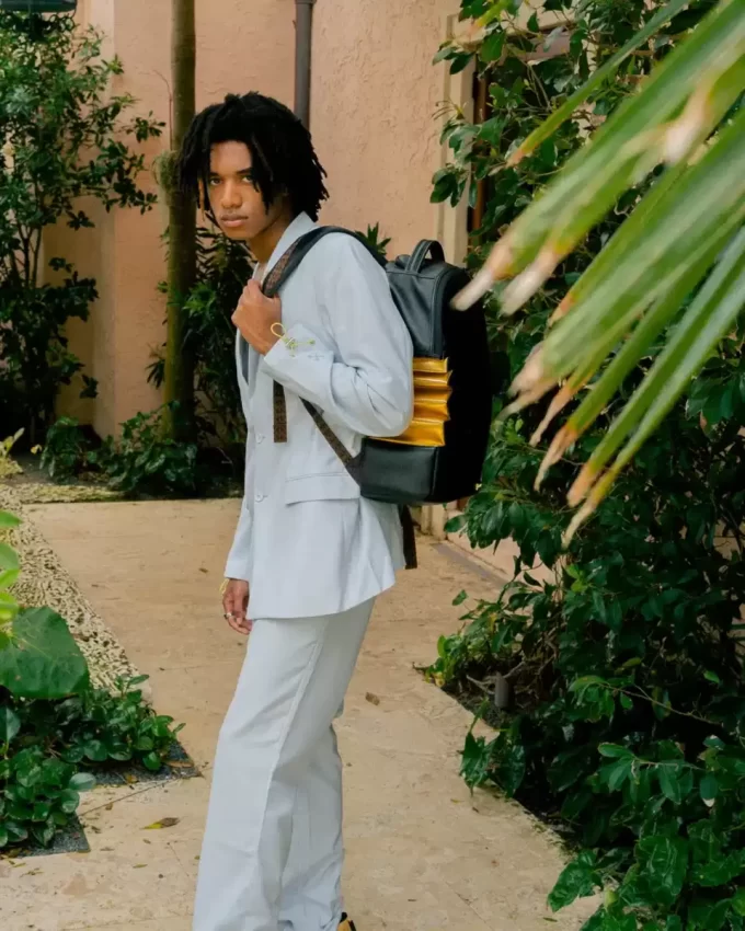 A.i.3 SHARK BITE BLACK GOLD BACKPACK (DLXV) A.i.3 SHARK BITE BLACK GOLD BACKPACK (DLXV)