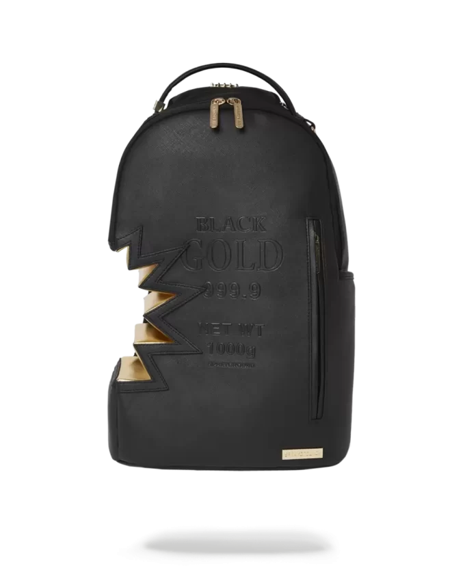A.i.3 SHARK BITE BLACK GOLD BACKPACK (DLXV) A.i.3 SHARK BITE BLACK GOLD BACKPACK (DLXV)