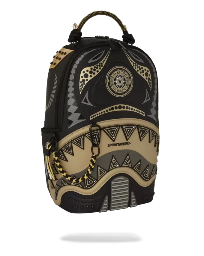 A.I. AFRICAN INTELLIGENCE SHARKS OF THE GOLD OCEAN BACKPACK – SANDFLOWER COLLAB A.I. AFRICAN INTELLIGENCE SHARKS OF THE GOLD OCEAN BACKPACK – SANDFLOWER COLLAB