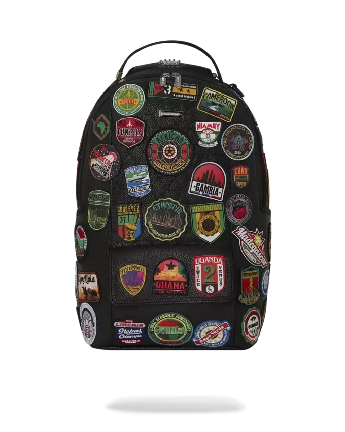 A.I. THE 54 (PATCHES OF AFRICA) CARGO BACKPACK A.I. THE 54 (PATCHES OF AFRICA) CARGO BACKPACK
