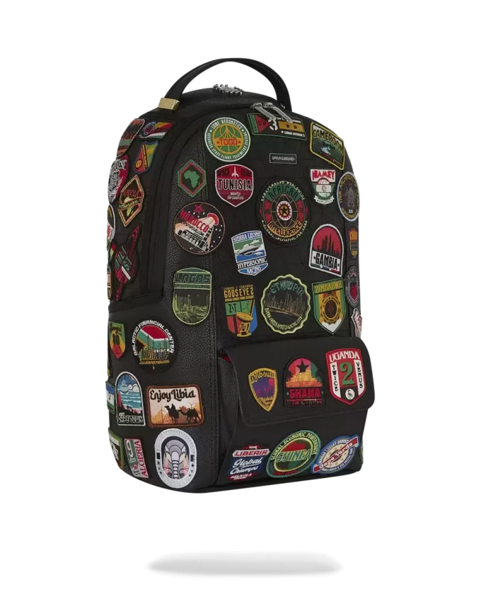 A.I. THE 54 (PATCHES OF AFRICA) CARGO BACKPACK A.I. THE 54 (PATCHES OF AFRICA) CARGO BACKPACK