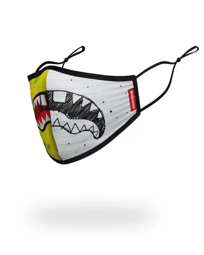 ADULT DOODLEBOB SPLIT SHARK FORM FITTING FACE-COVERING ADULT DOODLEBOB SPLIT SHARK FORM FITTING FACE-COVERING