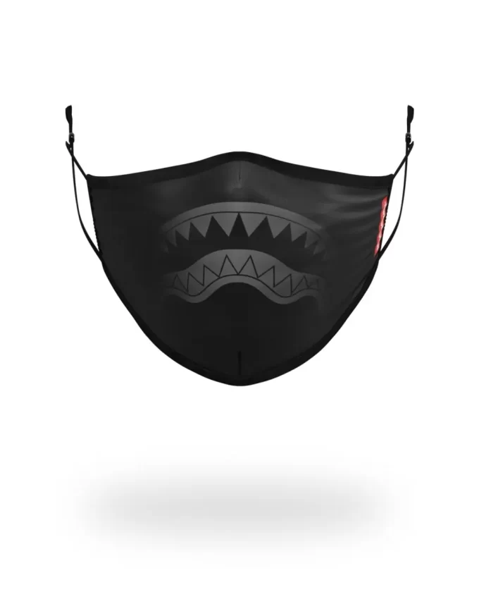 ADULT MIDNIGHT SHARK FORM FITTING FACE MASK ADULT MIDNIGHT SHARK FORM FITTING FACE MASK
