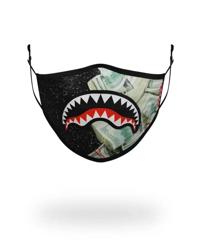 ADULT PARTY SHARK FORM FITTING FACE MASK ADULT PARTY SHARK FORM FITTING FACE MASK