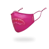 ADULT PINK SHARK FORM-FITTING FACE MASK ADULT PINK SHARK FORM-FITTING FACE MASK