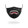ADULT SHARK LOGO (BLACK) FORM-FITTING FACE MASK ADULT SHARK LOGO (BLACK) FORM-FITTING FACE MASK