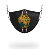ADULT SPUCCI LEOPARD FORM FITTING FACE MASK ADULT SPUCCI LEOPARD FORM FITTING FACE MASK