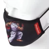 ADULT STREET FIGHTER RYU SHARK FORM FITTING FACE-COVERING ADULT STREET FIGHTER RYU SHARK FORM FITTING FACE-COVERING