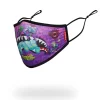 ADULT ZOMBIE SHARK FORM FITTING FACE MASK ADULT ZOMBIE SHARK FORM FITTING FACE MASK