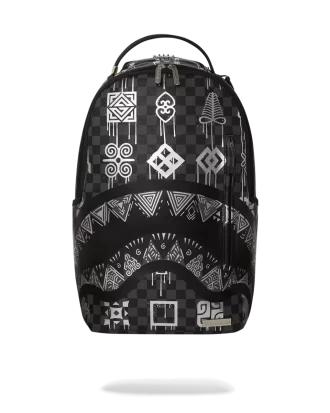 AFRICAN INTELLIGENCE 9 POWER GLYPHICS BACKPACK – SANDFLOWER COLLAB