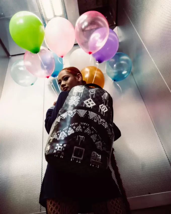 AFRICAN INTELLIGENCE 9 POWER GLYPHICS BACKPACK – SANDFLOWER COLLAB AFRICAN INTELLIGENCE 9 POWER GLYPHICS BACKPACK – SANDFLOWER COLLAB