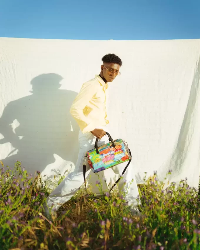 ASTROMANE SHARKS IN SPACE MINI DUFFLE ASTROMANE SHARKS IN SPACE MINI DUFFLE