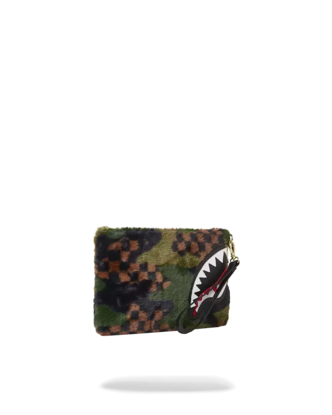 BIG SKY FUR SHARK CROSSOVER CLUTCH