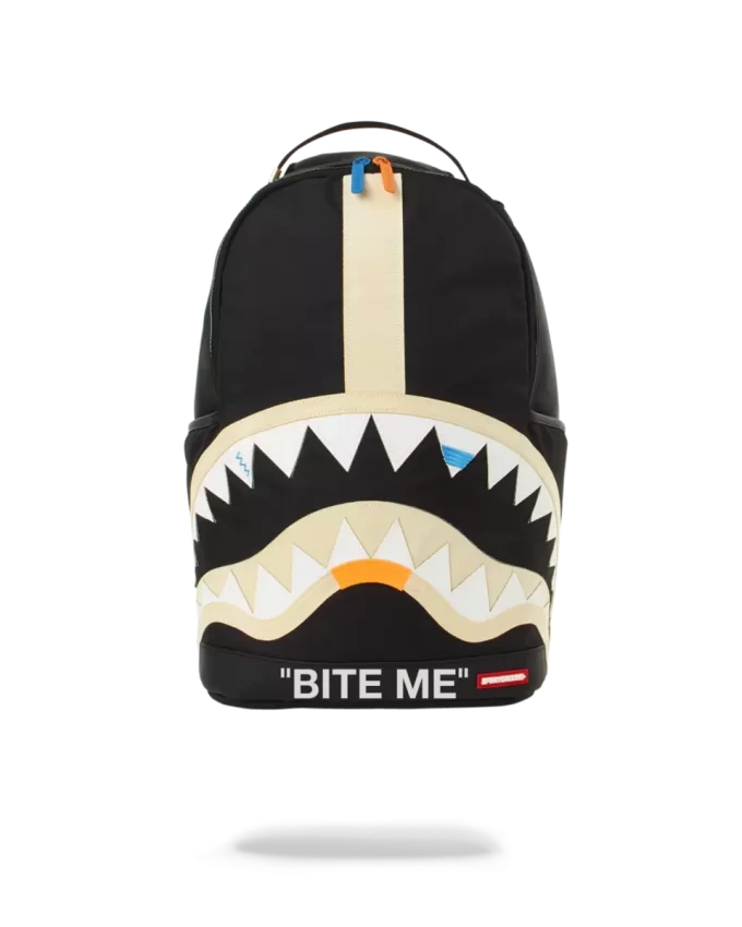 BITE ME SHARK (BLACK) BACKPACK