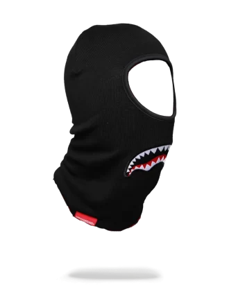 BLACK SHARKMOUTH SKI MASK