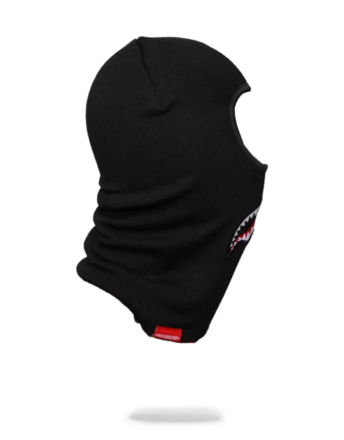 BLACK SHARKMOUTH SKI MASK
