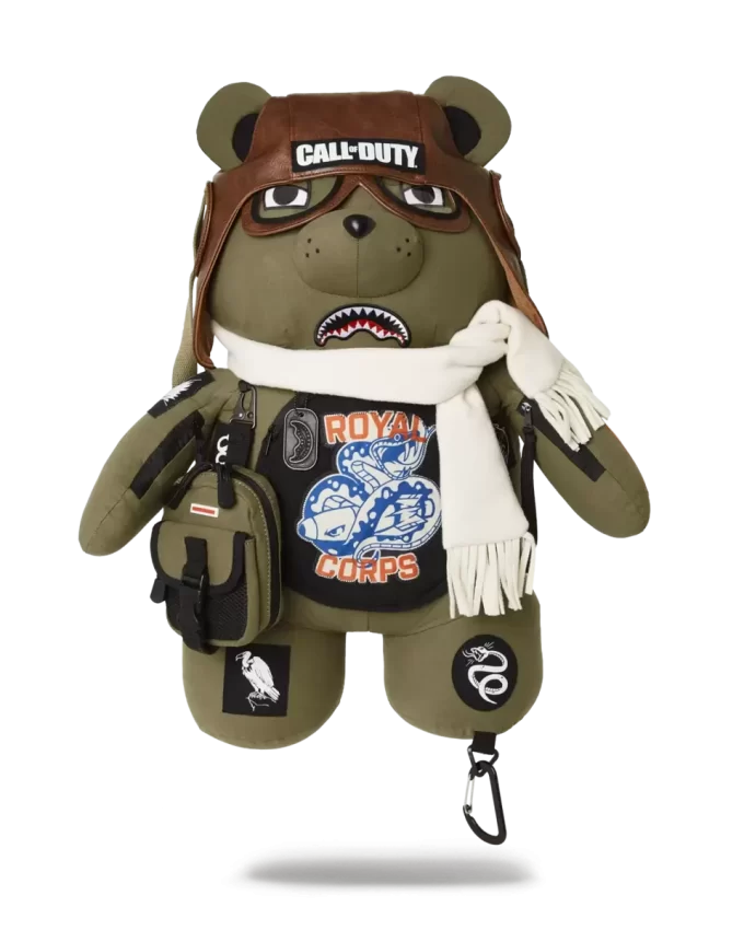 CALL OF DUTY AVIATOR FEARLESS MONEYBEAR TEDDYBEAR BACKPACK CALL OF DUTY AVIATOR FEARLESS MONEYBEAR TEDDYBEAR BACKPACK