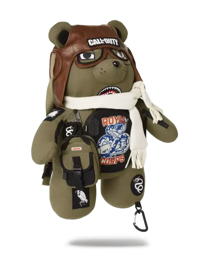 CALL OF DUTY AVIATOR FEARLESS MONEYBEAR TEDDYBEAR BACKPACK CALL OF DUTY AVIATOR FEARLESS MONEYBEAR TEDDYBEAR BACKPACK