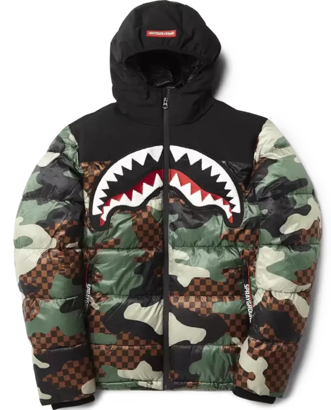 CAMO CHECKERED PUFFER CAMO CHECKERED PUFFER
