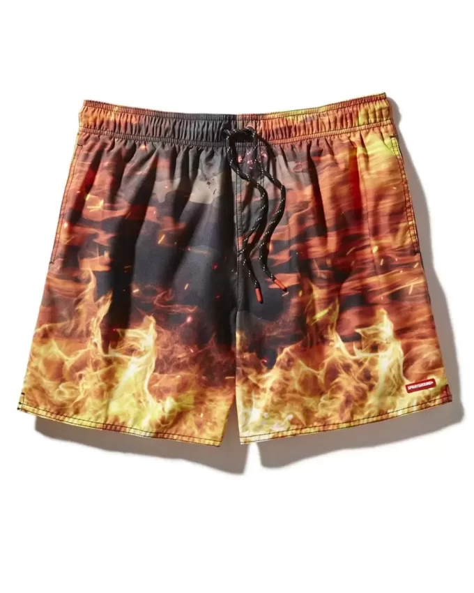 CAMO FIRE SHOTO SWIM TRUNKS CAMO FIRE SHOTO SWIM TRUNKS
