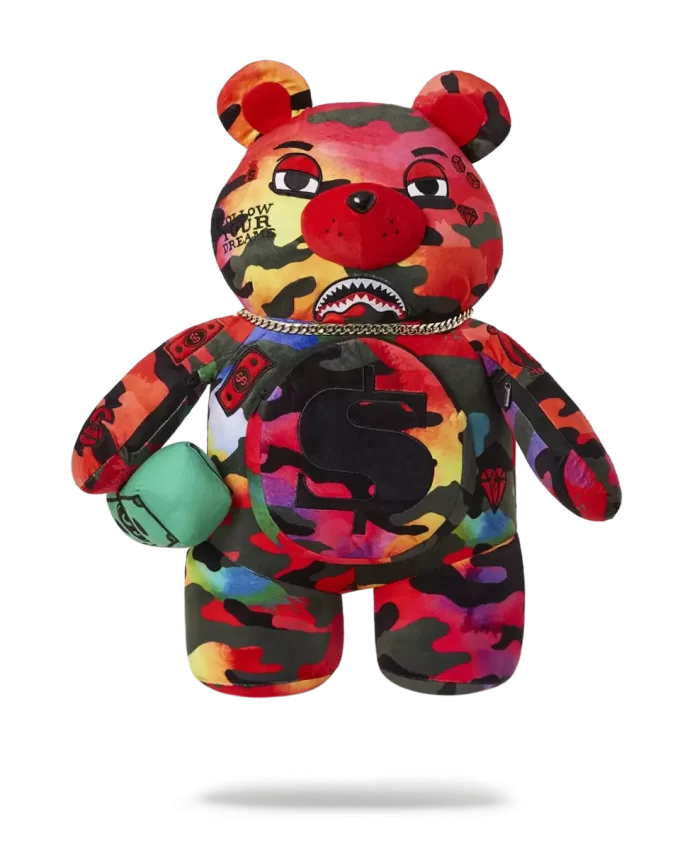 CAMOBURST MONEYBEAR TEDDYBEAR BACKPACK CAMOBURST MONEYBEAR TEDDYBEAR BACKPACK