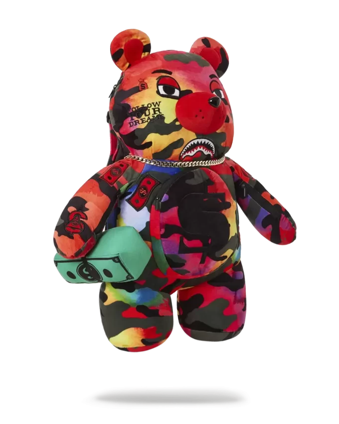 CAMOBURST MONEYBEAR TEDDYBEAR BACKPACK CAMOBURST MONEYBEAR TEDDYBEAR BACKPACK
