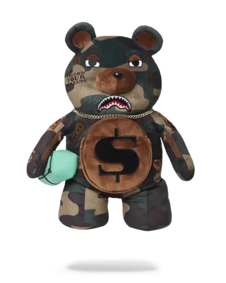 CAMOCHECK MONEYBEAR TEDDYBEAR BACKPACK
