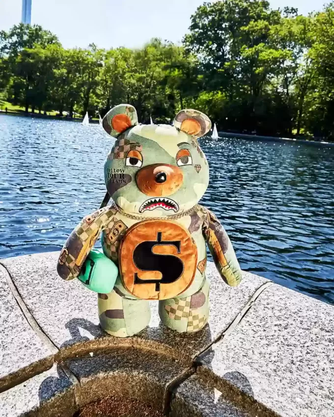 CAMOCHECK MONEYBEAR TEDDYBEAR BACKPACK CAMOCHECK MONEYBEAR TEDDYBEAR BACKPACK