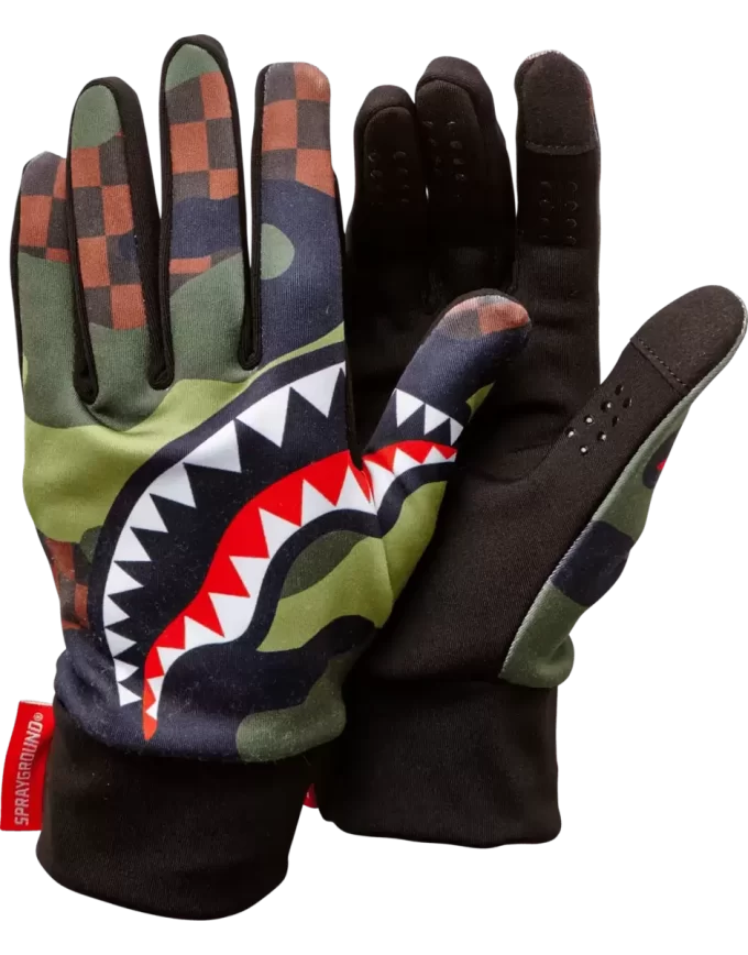 CHECKER CAMO GLOVES