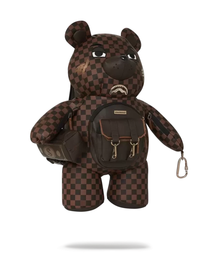 CHECKMATE ROYALE MONEYBEAR TEDDYBEAR BACKPACK