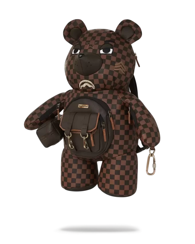 CHECKMATE ROYALE MONEYBEAR TEDDYBEAR BACKPACK