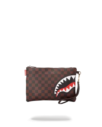 CHECKS IN CAMOFLAUGE CROSSOVER CLUTCH