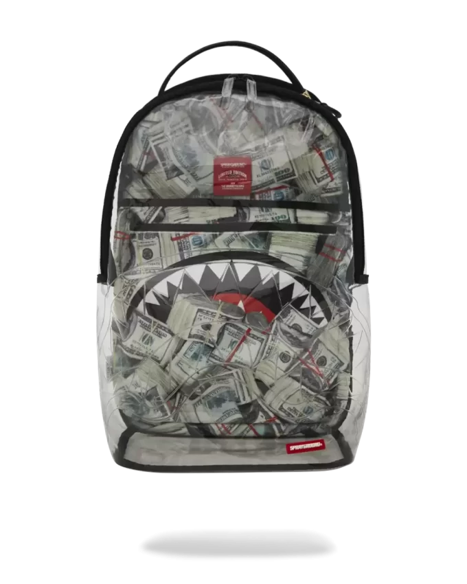 CLEAR BACKPACK – MONEY CHOMP CLEAR BACKPACK – MONEY CHOMP