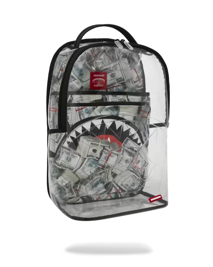 CLEAR BACKPACK – MONEY CHOMP CLEAR BACKPACK – MONEY CHOMP