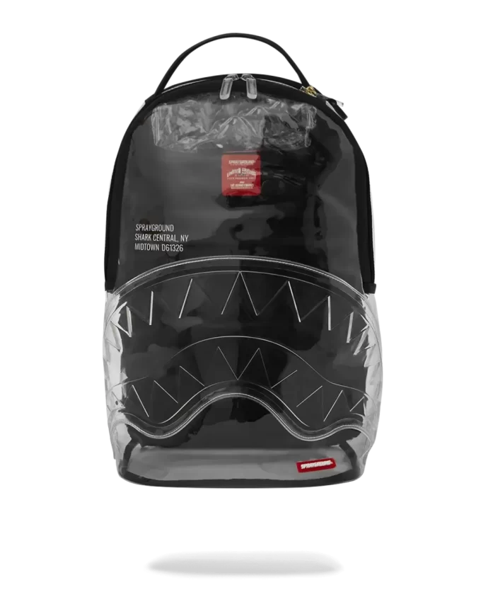 CLEAR BACKPACK – SHARK CENTRAL CLEAR BACKPACK – SHARK CENTRAL