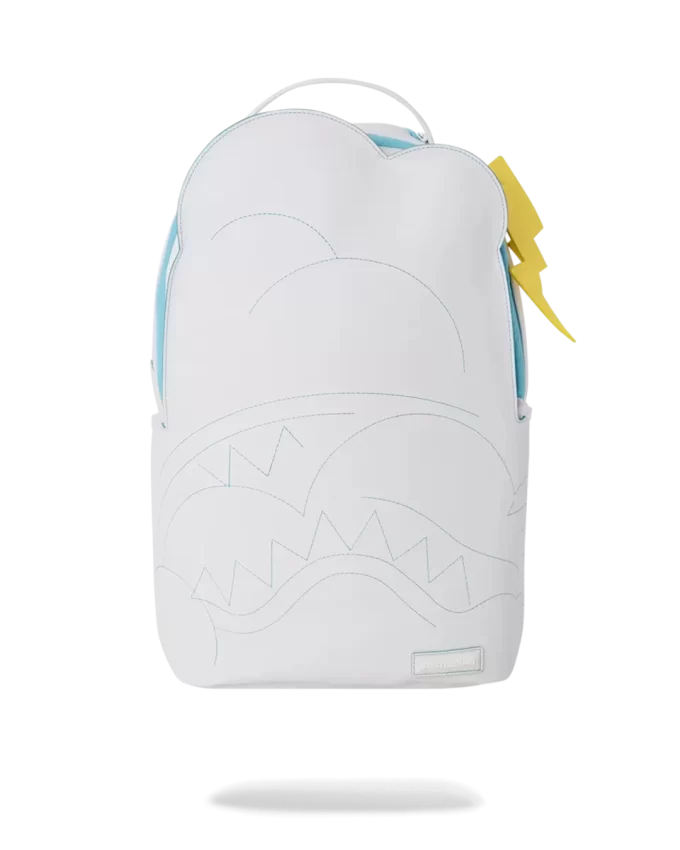 CLOUDY WITH A CHANCE OF SHARK BACKPACK (DLXV) CLOUDY WITH A CHANCE OF SHARK BACKPACK (DLXV)