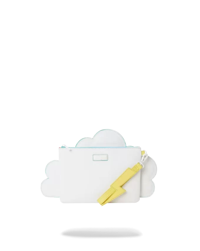 CLOUDY WITH A CHANCE OF SHARK CROSSOVER CLUTCH CLOUDY WITH A CHANCE OF SHARK CROSSOVER CLUTCH