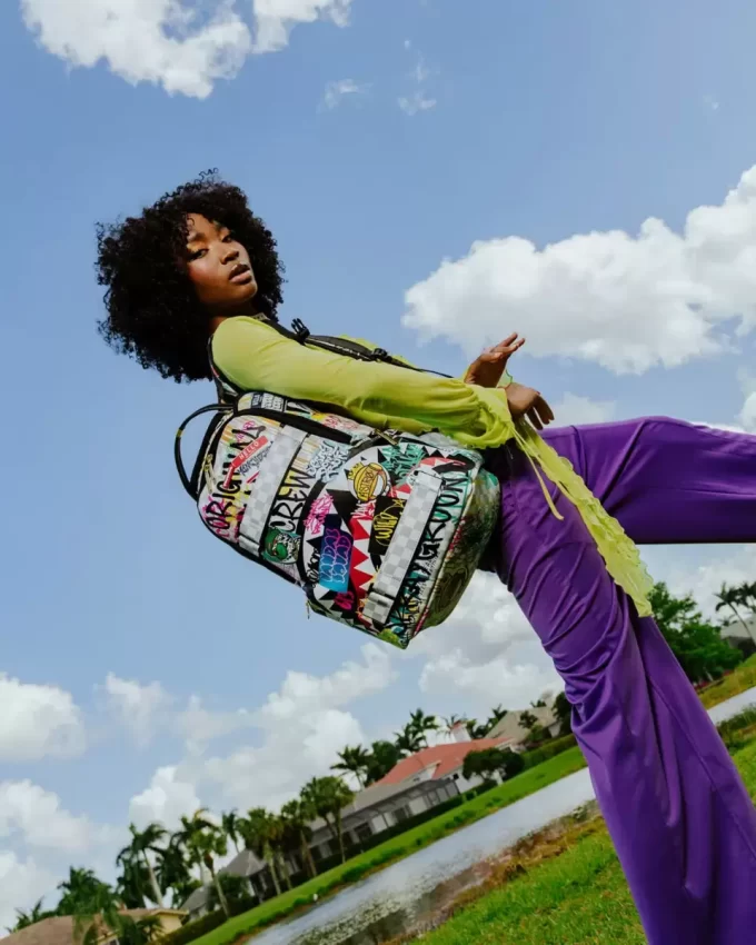 CREATE ANOTHER DAY SKATEBOARD-STRAP BACKPACK