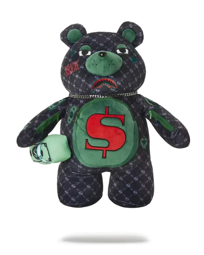 DINERO MONEYBEAR TEDDYBEAR BACKPACK DINERO MONEYBEAR TEDDYBEAR BACKPACK