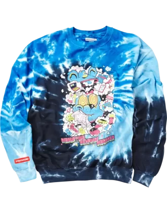 DISRUPTIVE BEHAVIOR DISORDER CREW ROYAL BLUE TIE DYE