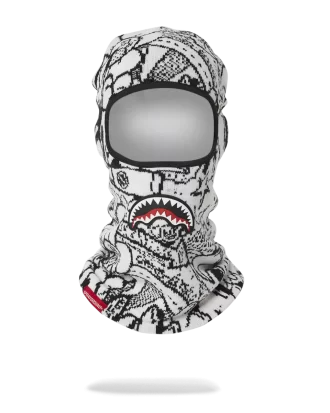 DOODLE SHARK SKI MASK