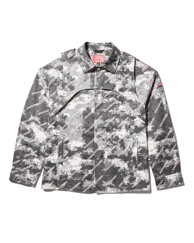 DOUBLE YOKE SNAP FRONT JACKET (GREY) DOUBLE YOKE SNAP FRONT JACKET (GREY)