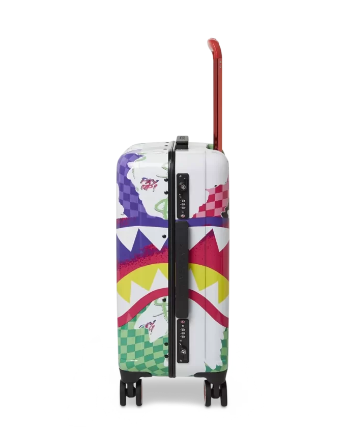 DREAMY TECHNICOLOR SHARKNAUTICS HARDSHELL CARRY-ON LUGGAGE DREAMY TECHNICOLOR SHARKNAUTICS HARDSHELL CARRY-ON LUGGAGE