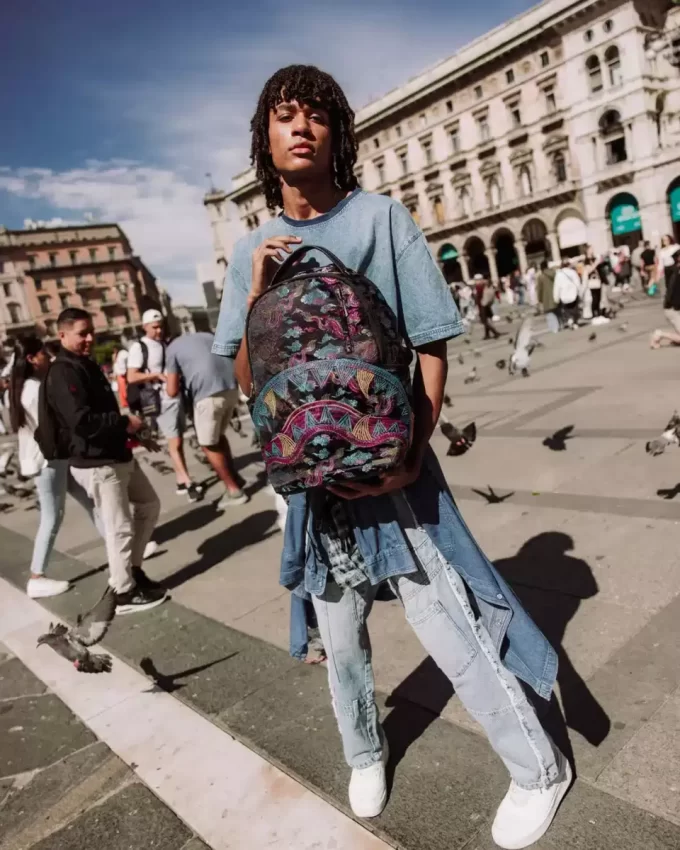 EMBROIDERED DRAGONS DLX BACKPACK EMBROIDERED DRAGONS DLX BACKPACK