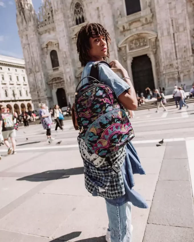 EMBROIDERED DRAGONS DLX BACKPACK EMBROIDERED DRAGONS DLX BACKPACK