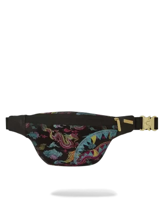 EMBROIDERED DRAGONS SAVVY CROSSBODY