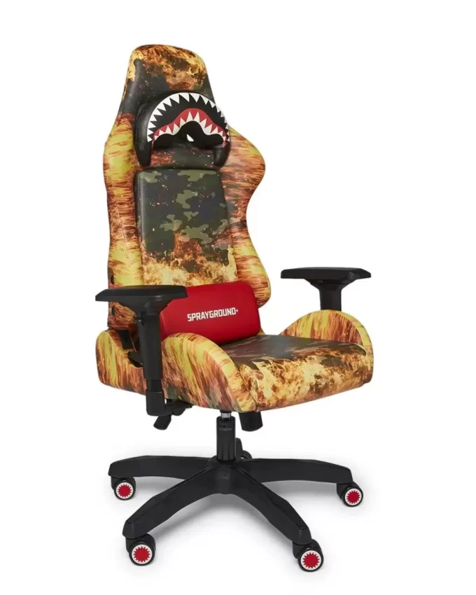 FIRE CAMO GAMING CHAIR – SUPER RARE FIRE CAMO GAMING CHAIR – SUPER RARE